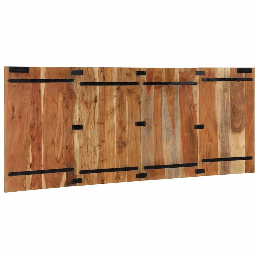 Tête de lit 200 cm bois massif d'acacia - 5