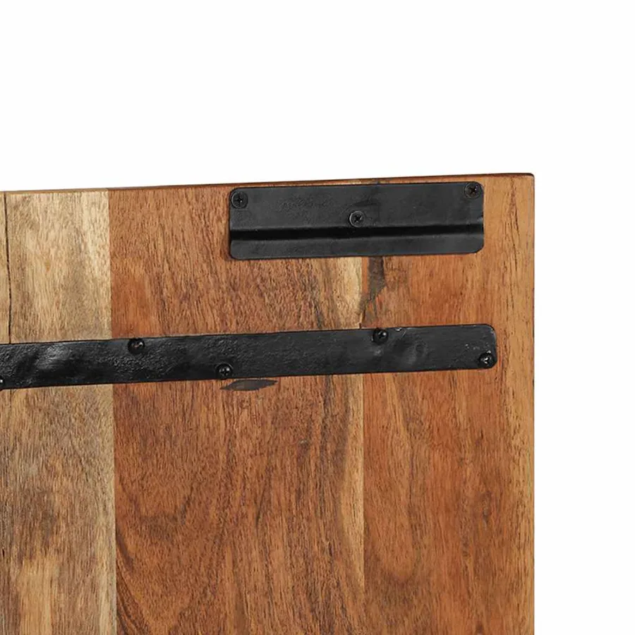 Tête de lit 200 cm bois massif d'acacia - 8