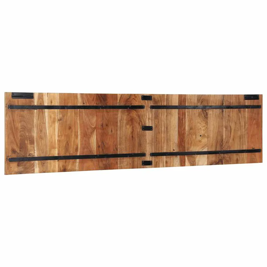 Tête de lit 200 cm bois massif d'acacia - 5