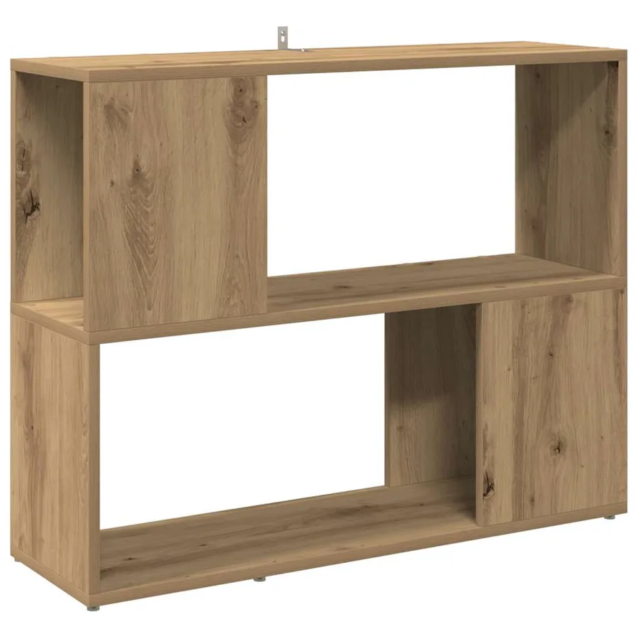 Bibliothèque/Séparateur de pièce chêne artisanal 80x24x63 cm - 2