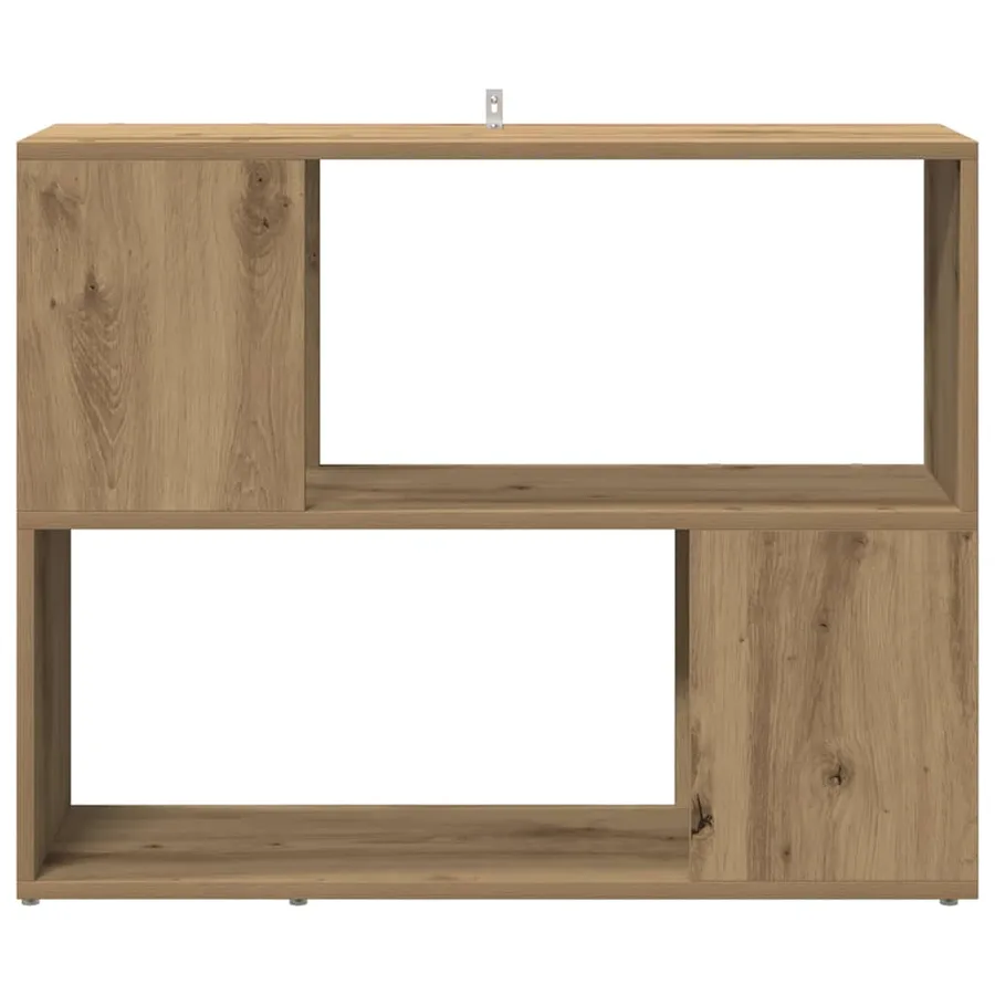 Bibliothèque/Séparateur de pièce chêne artisanal 80x24x63 cm - 4