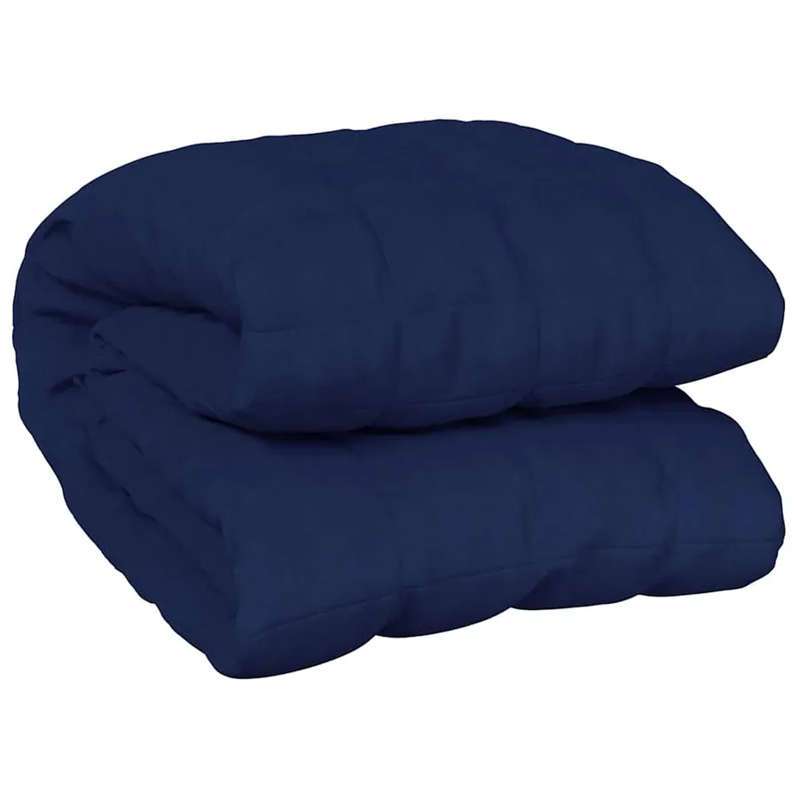 Couverture lestée Bleu 200x200 cm 9 kg Tissu - 2
