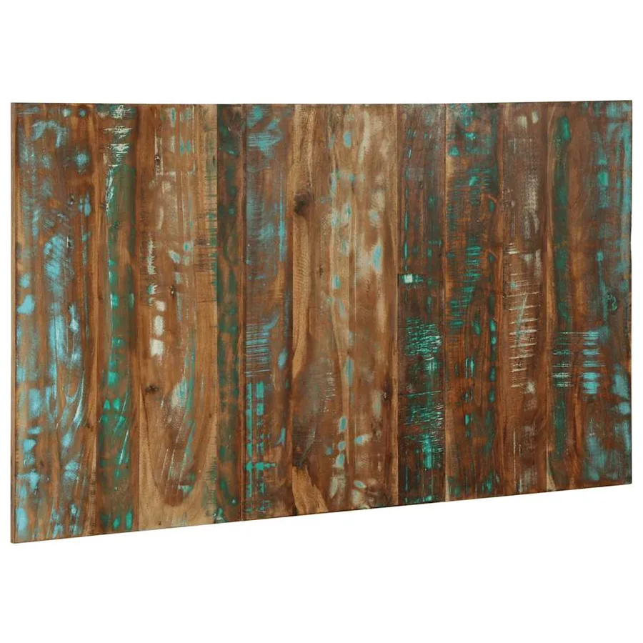 Tête de lit multicolore 140 cm bois massif récupération - 2