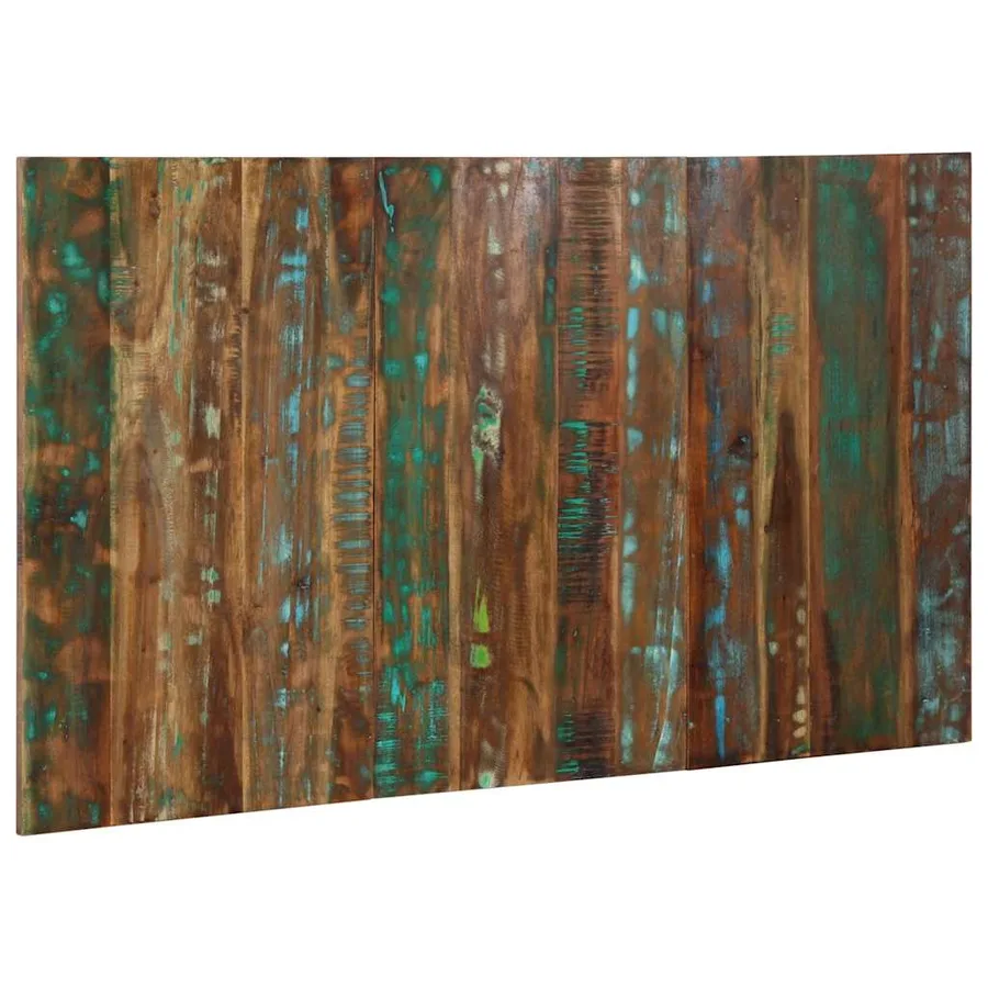 Tête de lit multicolore 140 cm bois massif récupération - 3