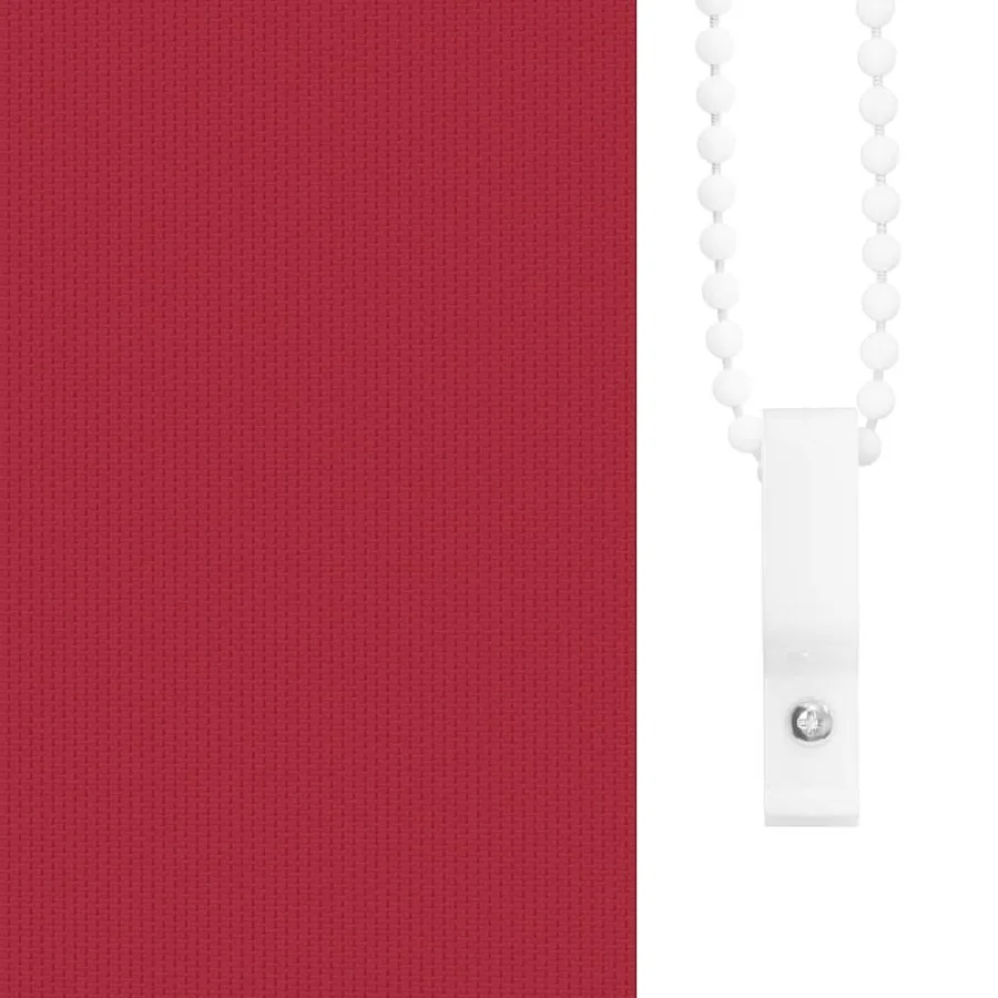 Store enrouleur occultant rouge largeur du tissu 105,7 cm - 10