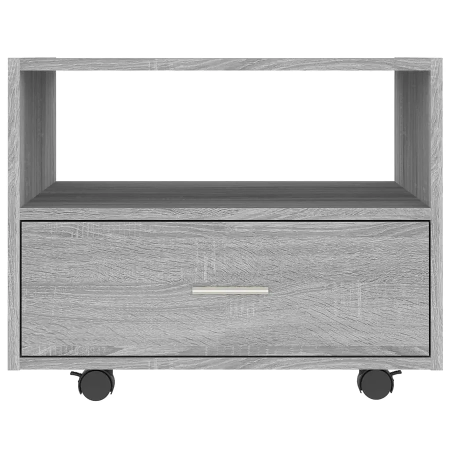 Table basse sonoma gris 55x55x40 cm bois d'ingénierie - 5