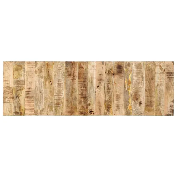 Tête de lit 160 cm bois de manguier brut massif