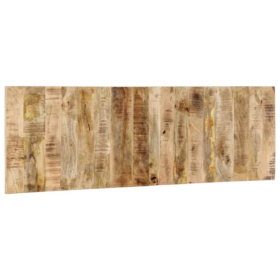 Tête de lit 160 cm bois de manguier brut massif - 4