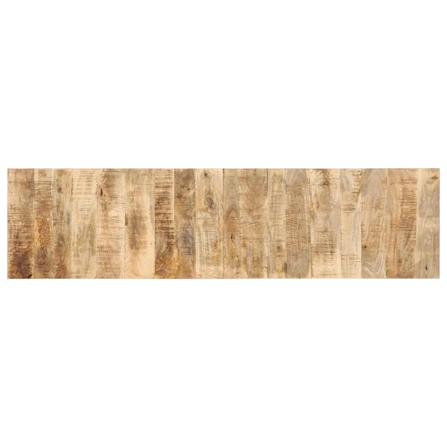 Tête de lit 200 cm bois de manguier brut massif