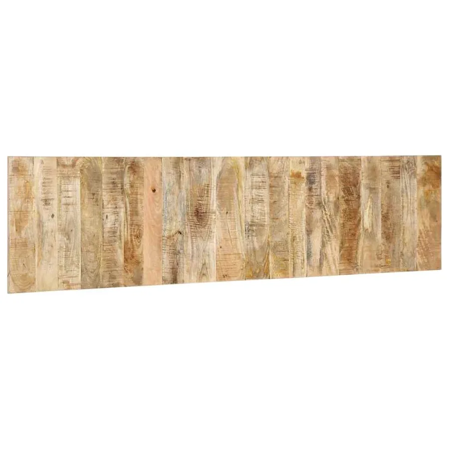 Tête de lit 200 cm bois de manguier brut massif - 2