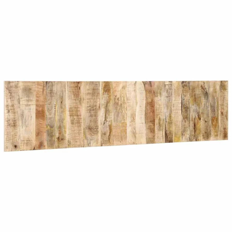 Tête de lit 200 cm bois de manguier brut massif - 3