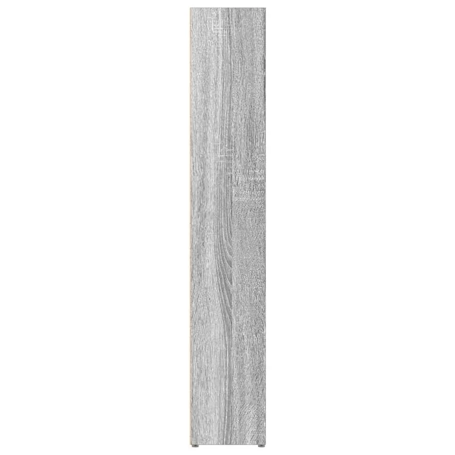 Armoires à CD 2 pcs Sonoma gris 21x16x93,5 cm Bois d'ingénierie - 6