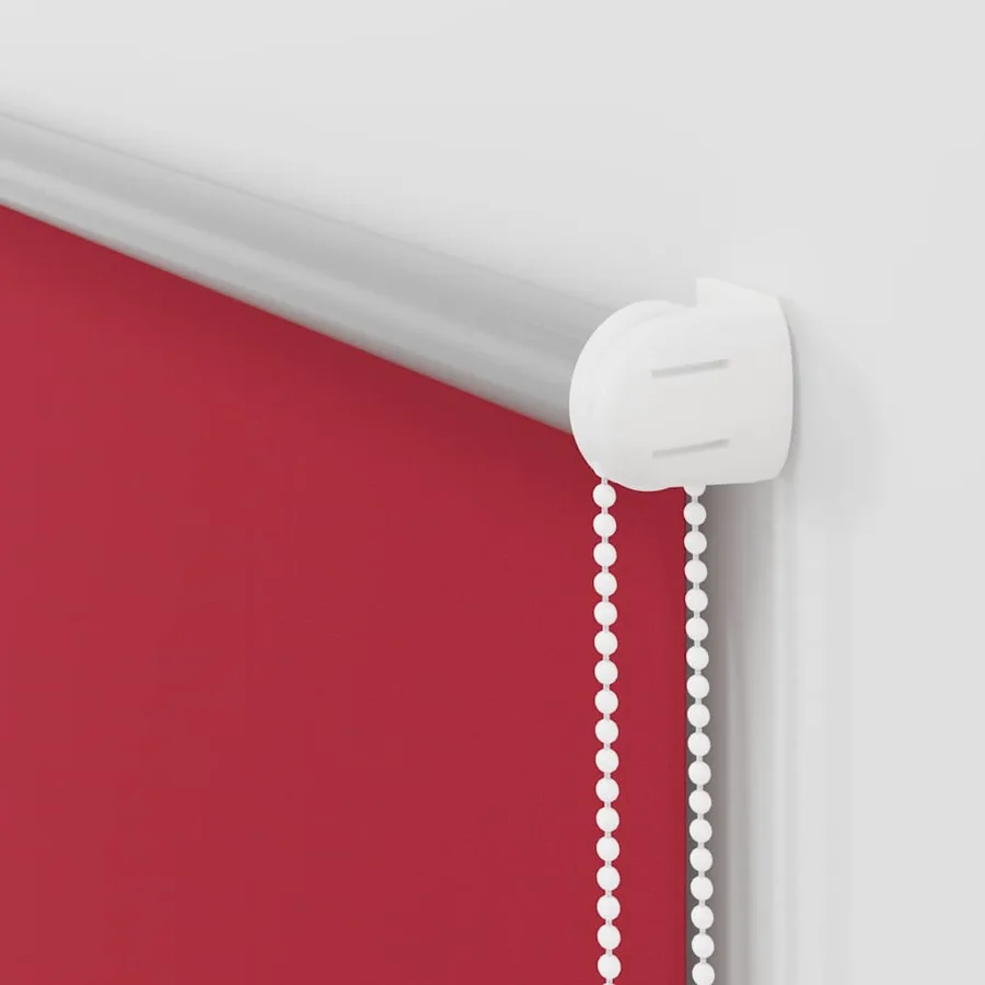 Store enrouleur occultant rouge largeur du tissu 65,7 cm - 11