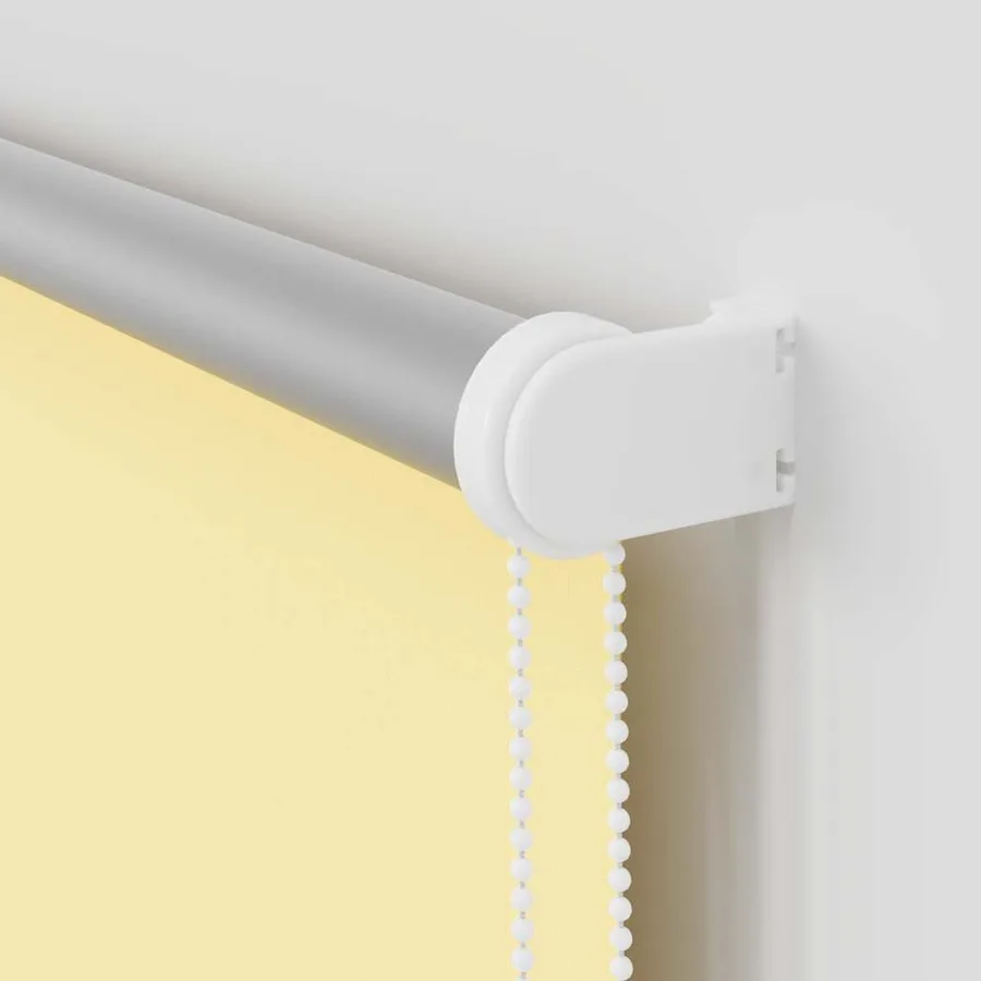 Store enrouleur occultant jaune largeur du tissu 121,6 cm - 12