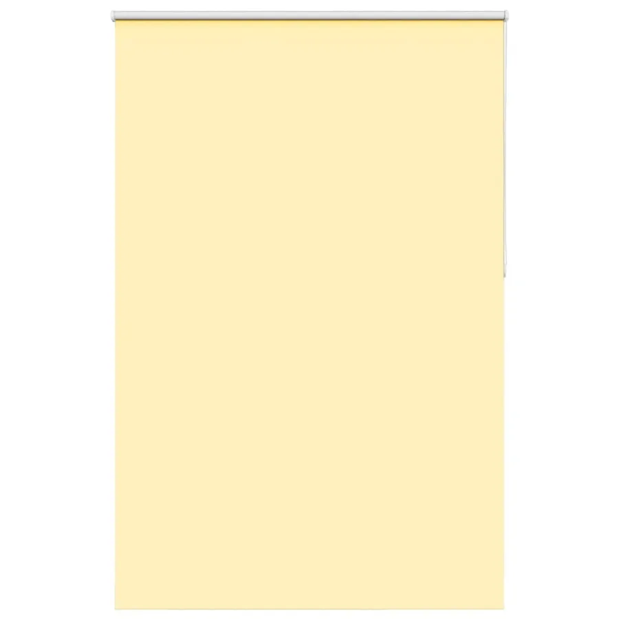 Store enrouleur occultant jaune largeur du tissu 146,6 cm