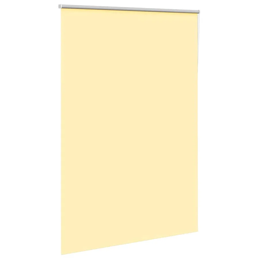 Store enrouleur occultant jaune largeur du tissu 146,6 cm - 3
