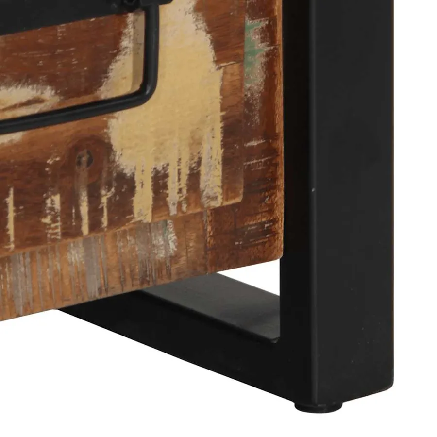 Buffet 50x35x70 cm bois massif de récupération - 7