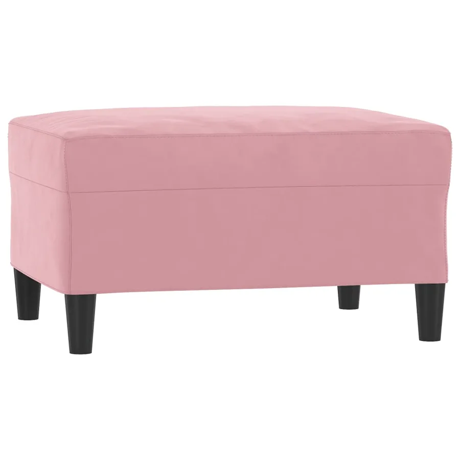 Ensemble de canapés 4 pcs rose velours - 6