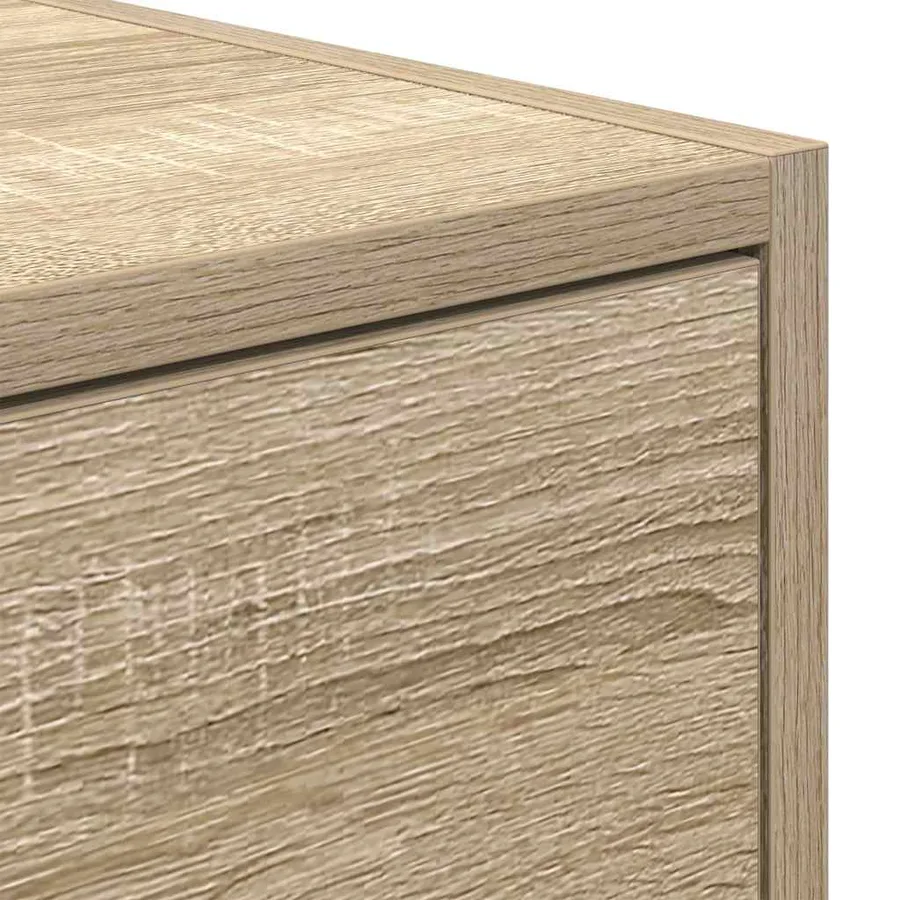 Meuble TV chêne sonoma 60x31x25,5 cm bois d'ingénierie - 10
