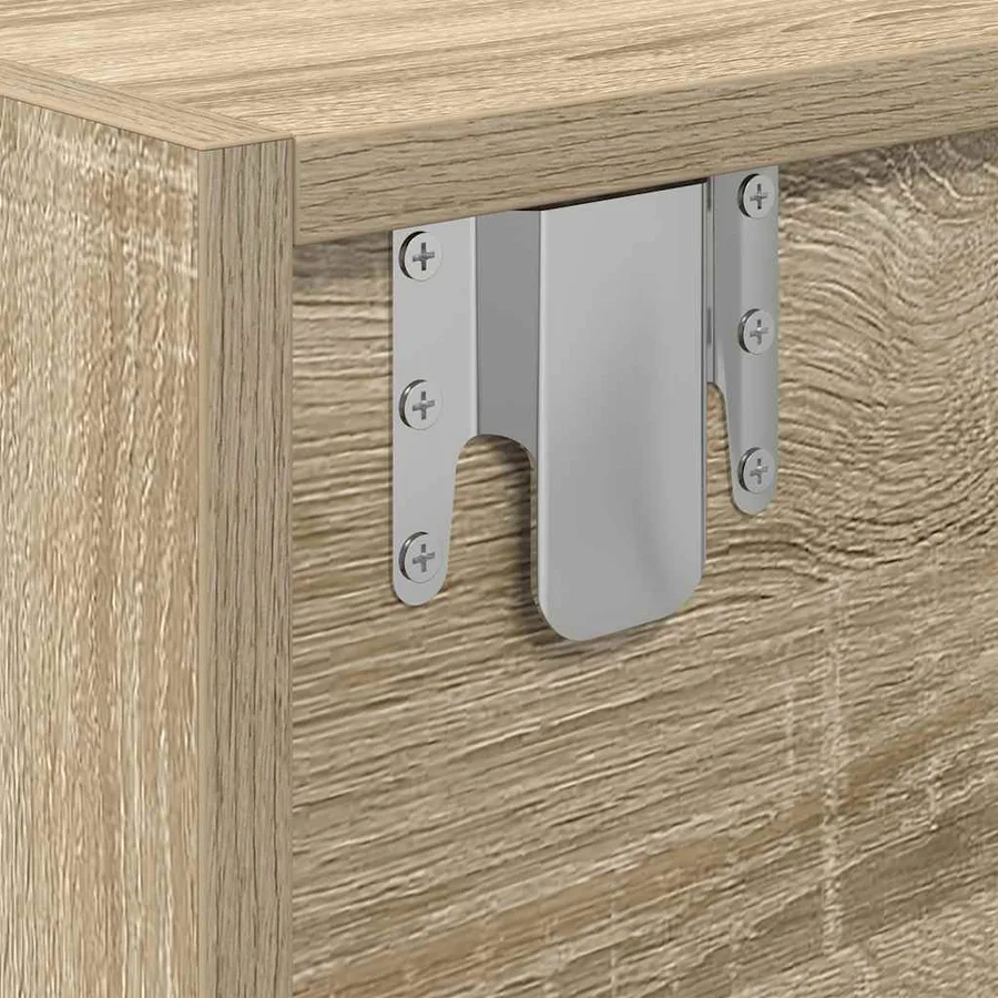 Meuble TV chêne sonoma 60x31x25,5 cm bois d'ingénierie - 11