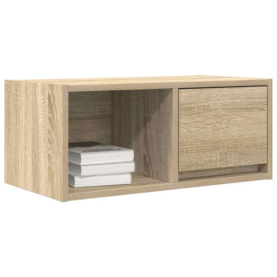 Meuble TV chêne sonoma 60x31x25,5 cm bois d'ingénierie - 4
