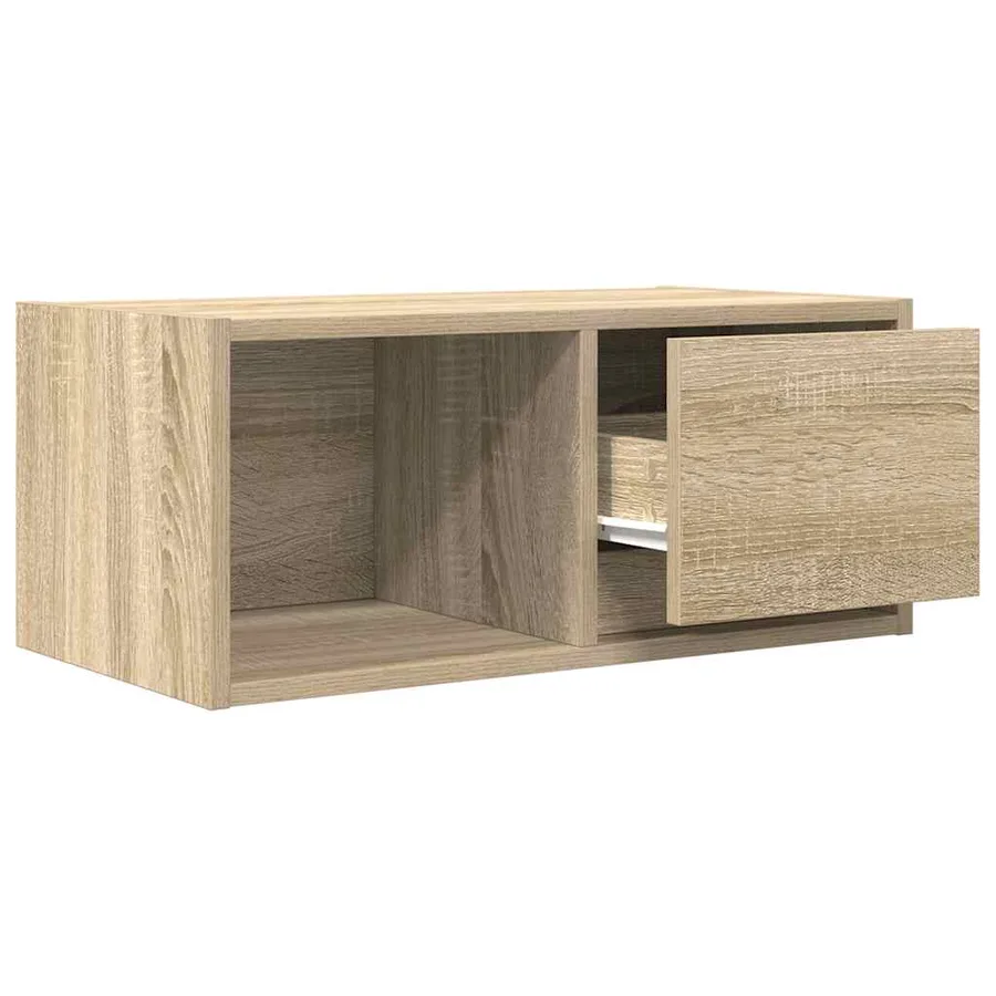 Meuble TV chêne sonoma 60x31x25,5 cm bois d'ingénierie - 5