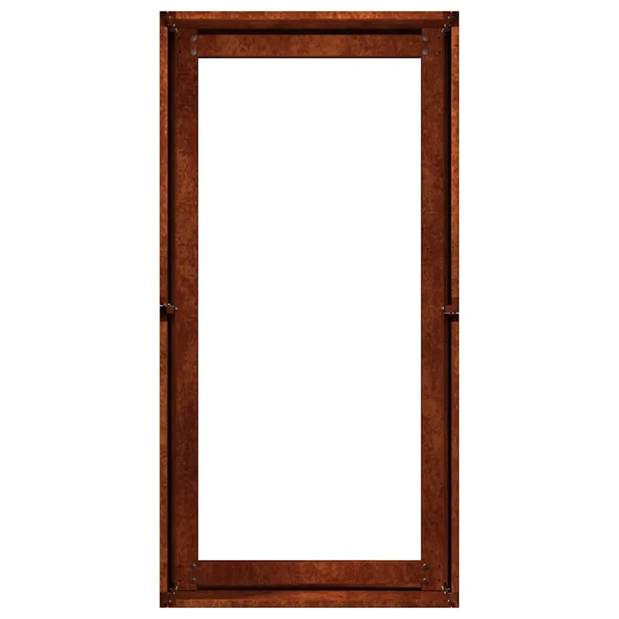 Jardinière rouillé 40x80x40 cm acier inoxydable - 6