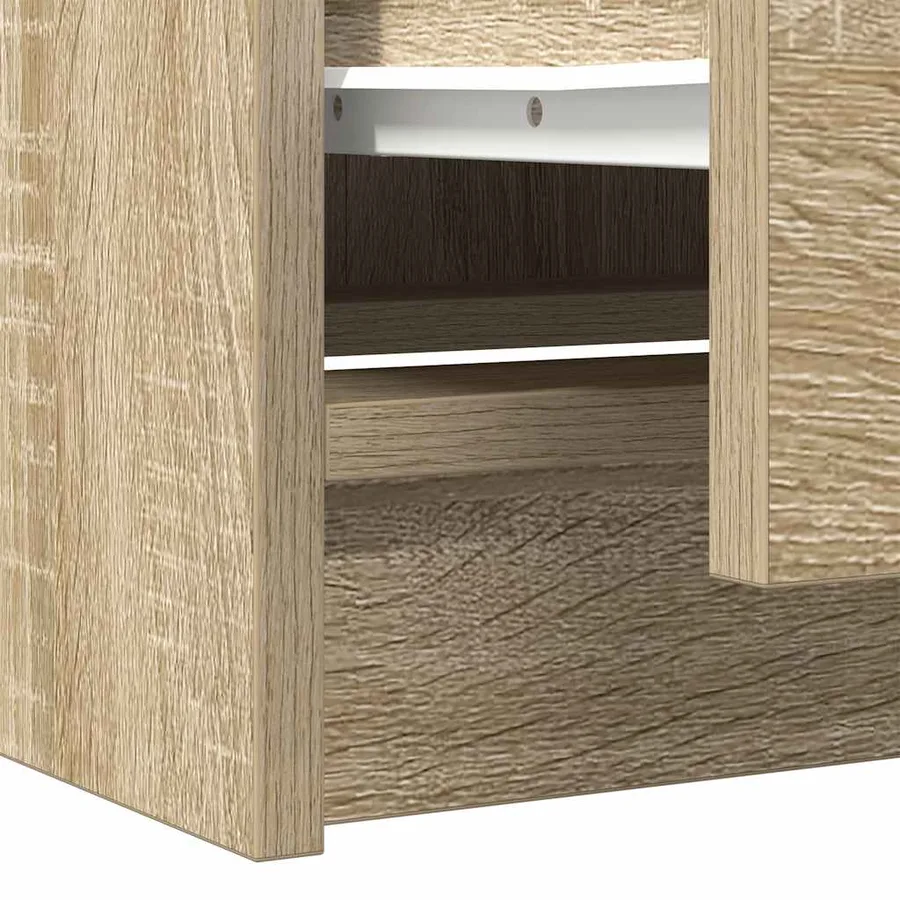 Meuble TV chêne sonoma 40x35x54 cm bois d'ingénierie - 10