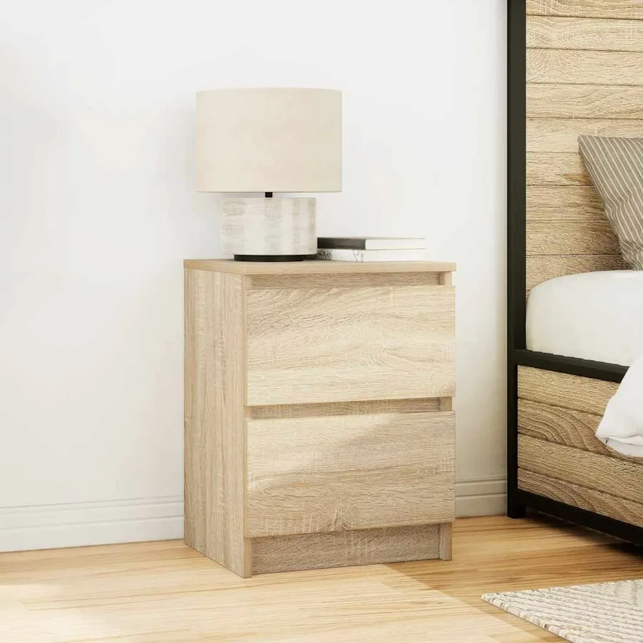 Meuble TV chêne sonoma 40x35x54 cm bois d'ingénierie - 3
