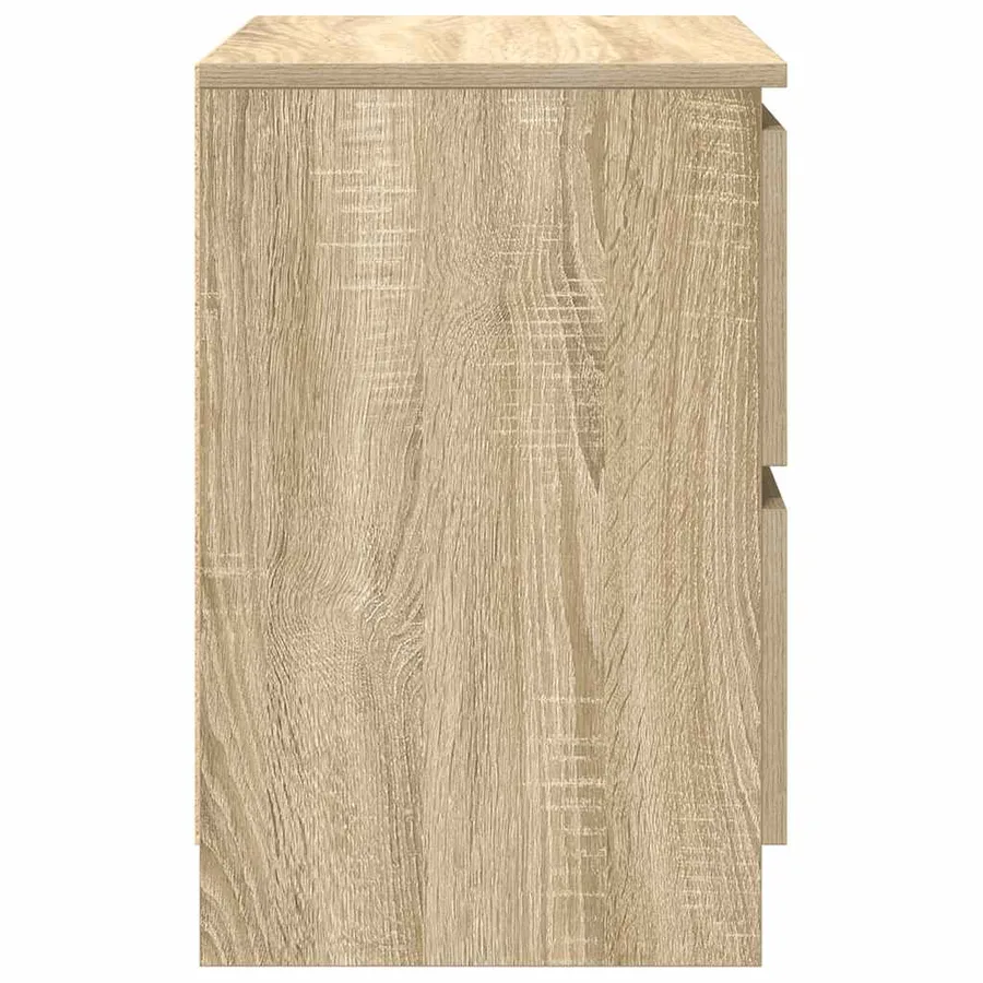 Meuble TV chêne sonoma 40x35x54 cm bois d'ingénierie - 7