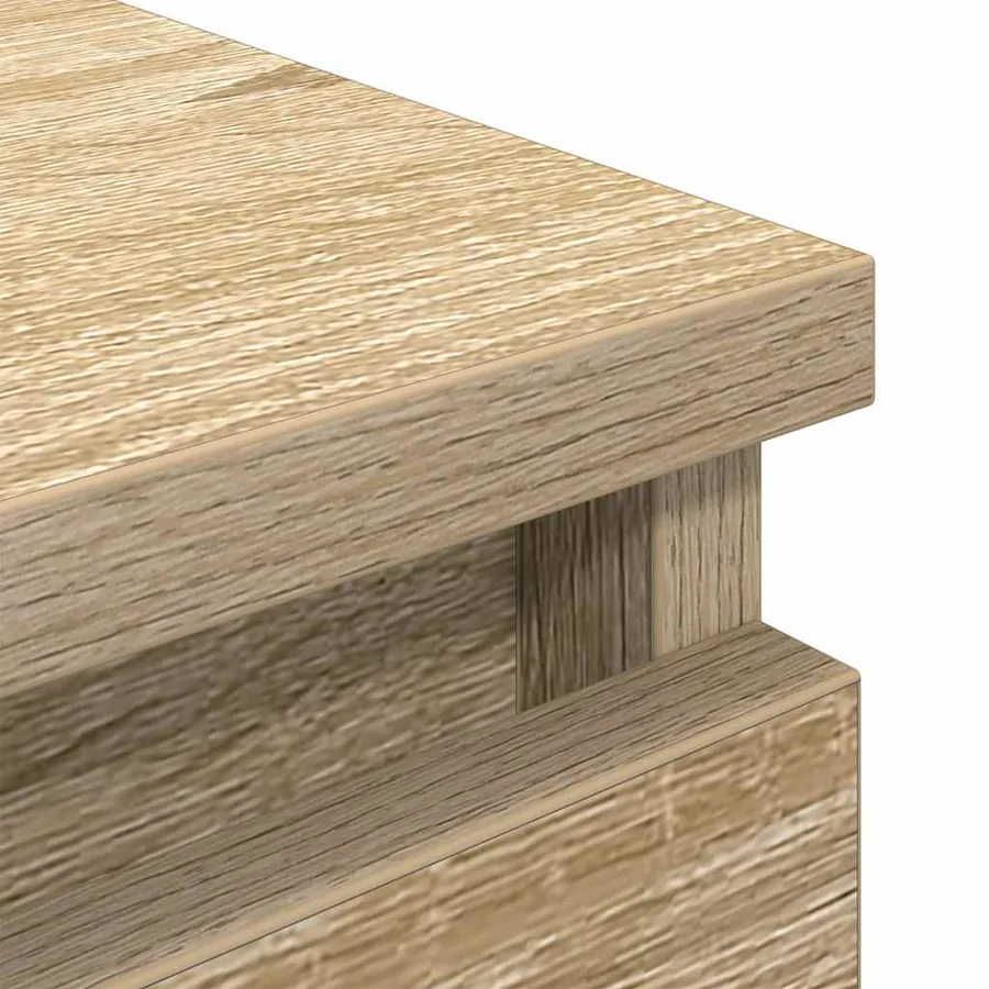 Meuble TV chêne sonoma 40x35x54 cm bois d'ingénierie - 9