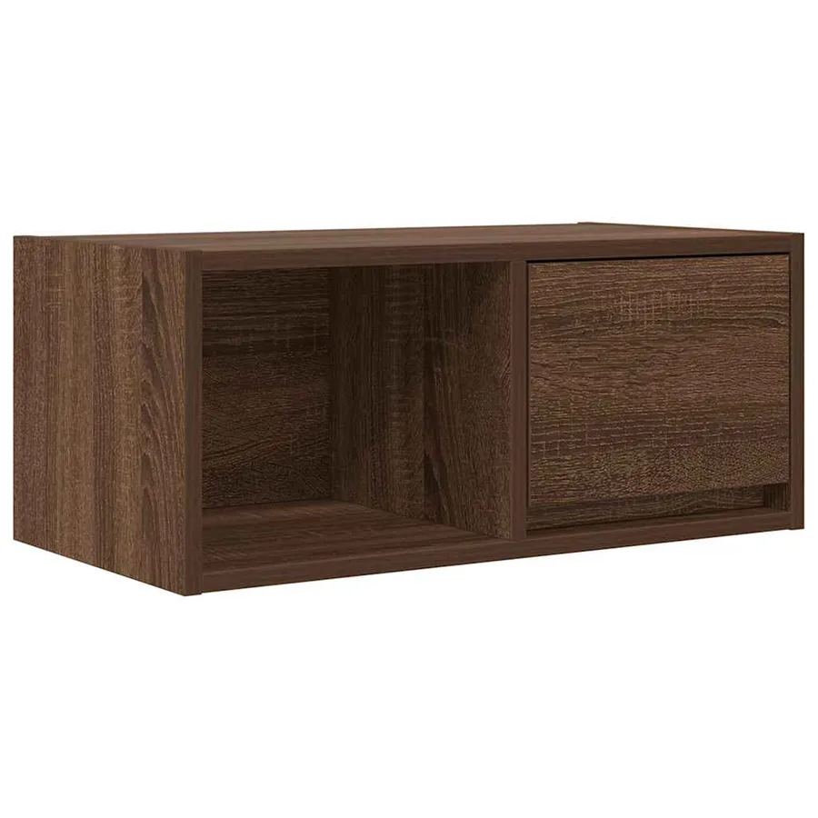 Meuble TV 2 pcs chêne marron 60x31x25,5 cm bois d'ingénierie - 6