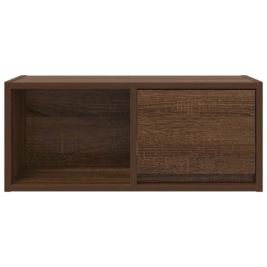 Meuble TV 2 pcs chêne marron 60x31x25,5 cm bois d'ingénierie - 7