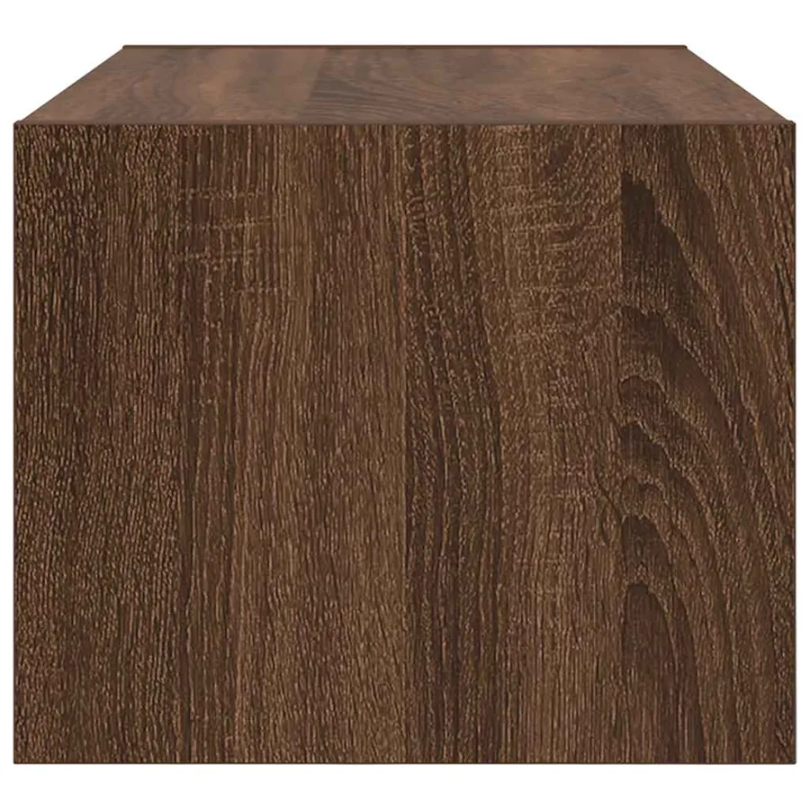 Meuble TV 2 pcs chêne marron 60x31x25,5 cm bois d'ingénierie - 8