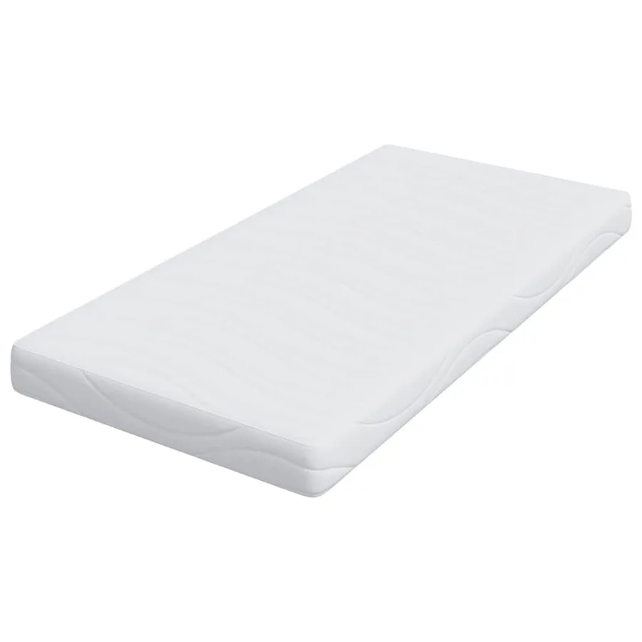 Matelas Blanc 120 x 200 cm Tissu jacquard - 4