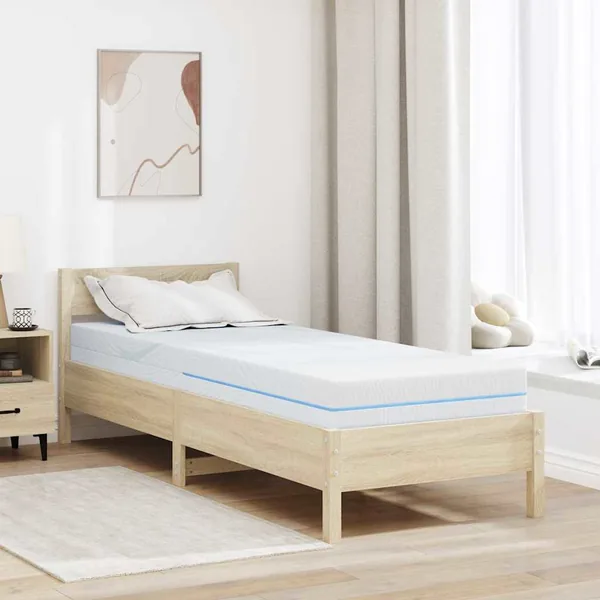 Matelas Moyennement ferme 70 x 200 cm Blanc