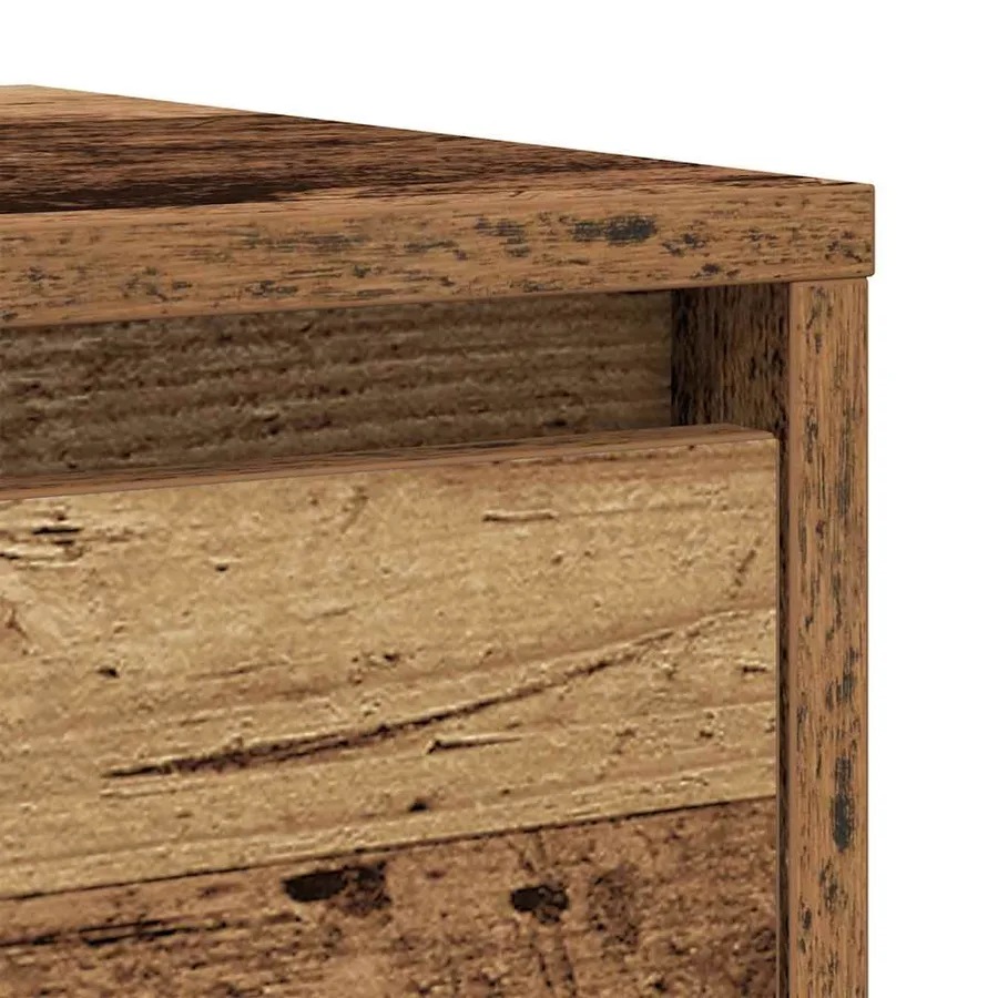 Buffet vieux bois 29,5x34x76 cm bois d'ingénierie - 10