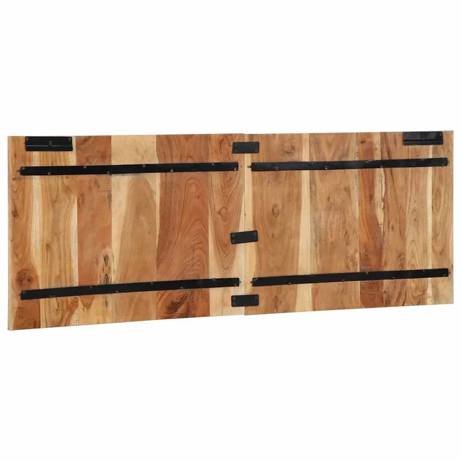 Tête de lit 140 cm bois d'acacia massif - 5