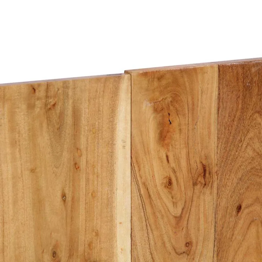 Tête de lit 140 cm bois d'acacia massif - 7