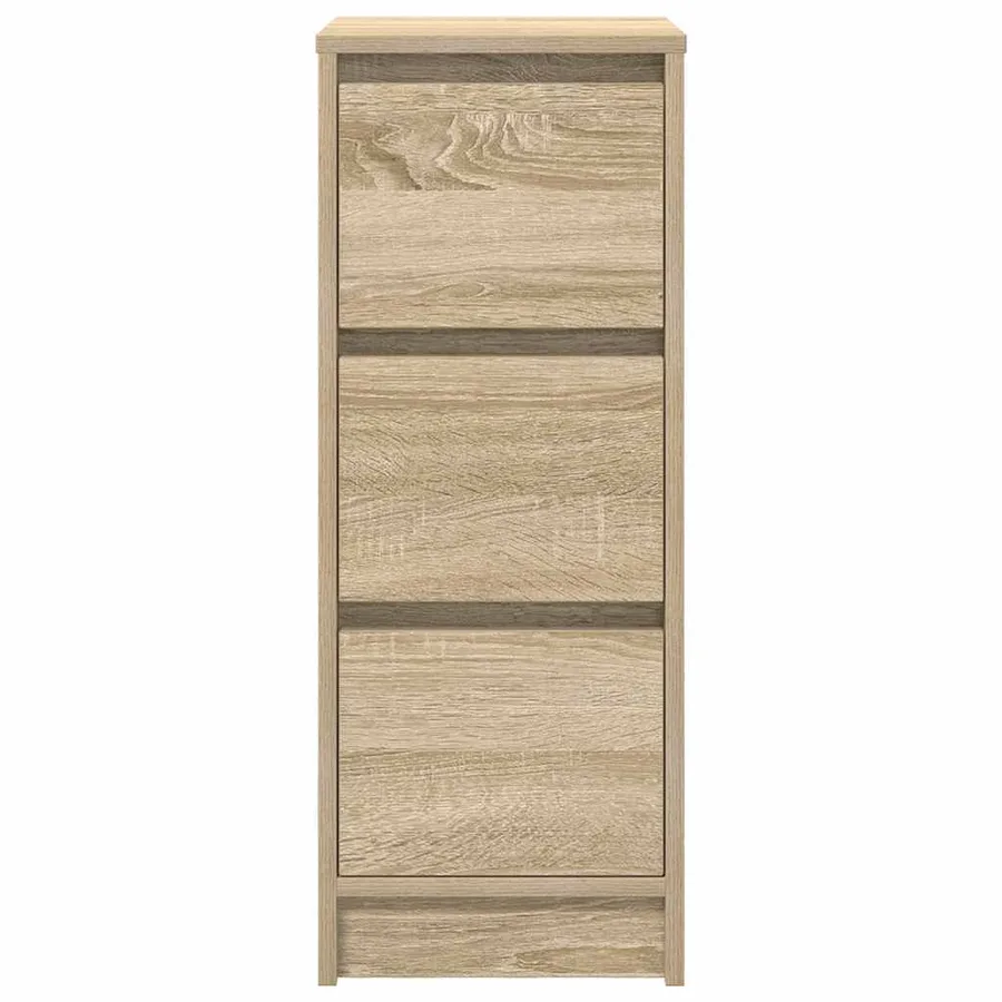 Buffet chêne sonoma 29,5x34x76 cm bois d'ingénierie - 6