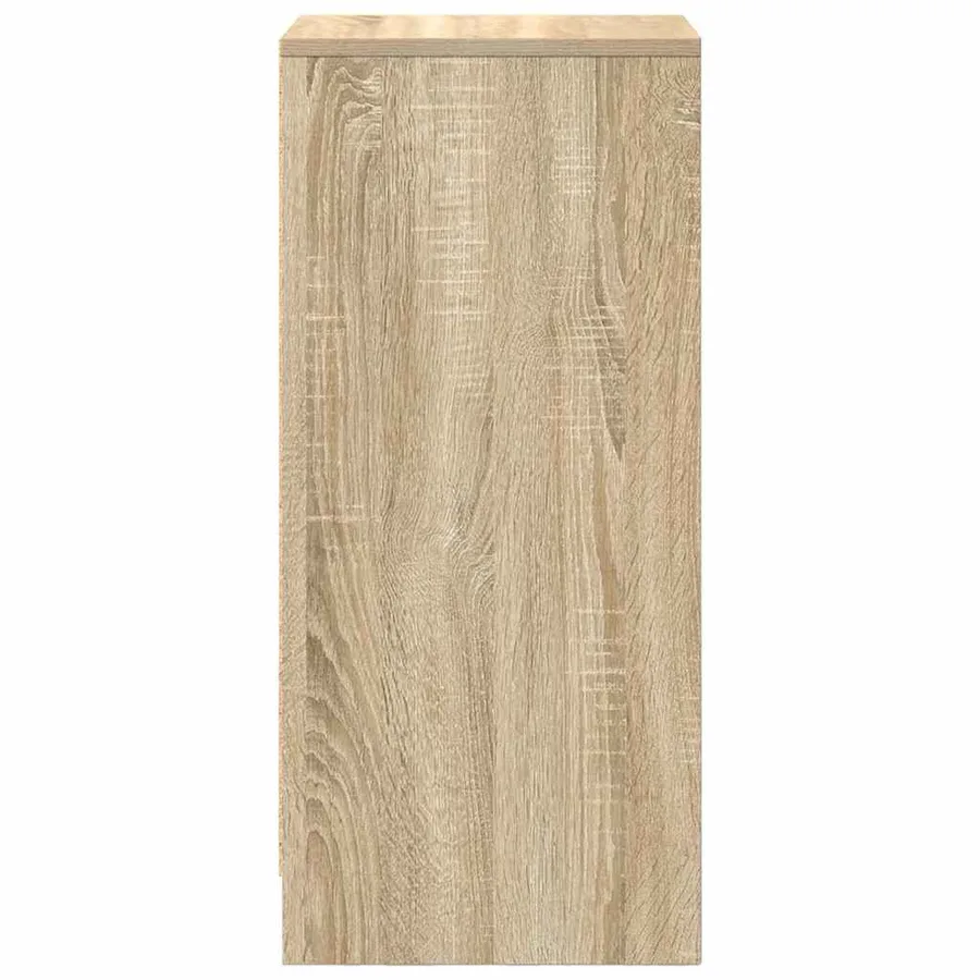 Buffet chêne sonoma 29,5x34x76 cm bois d'ingénierie - 7