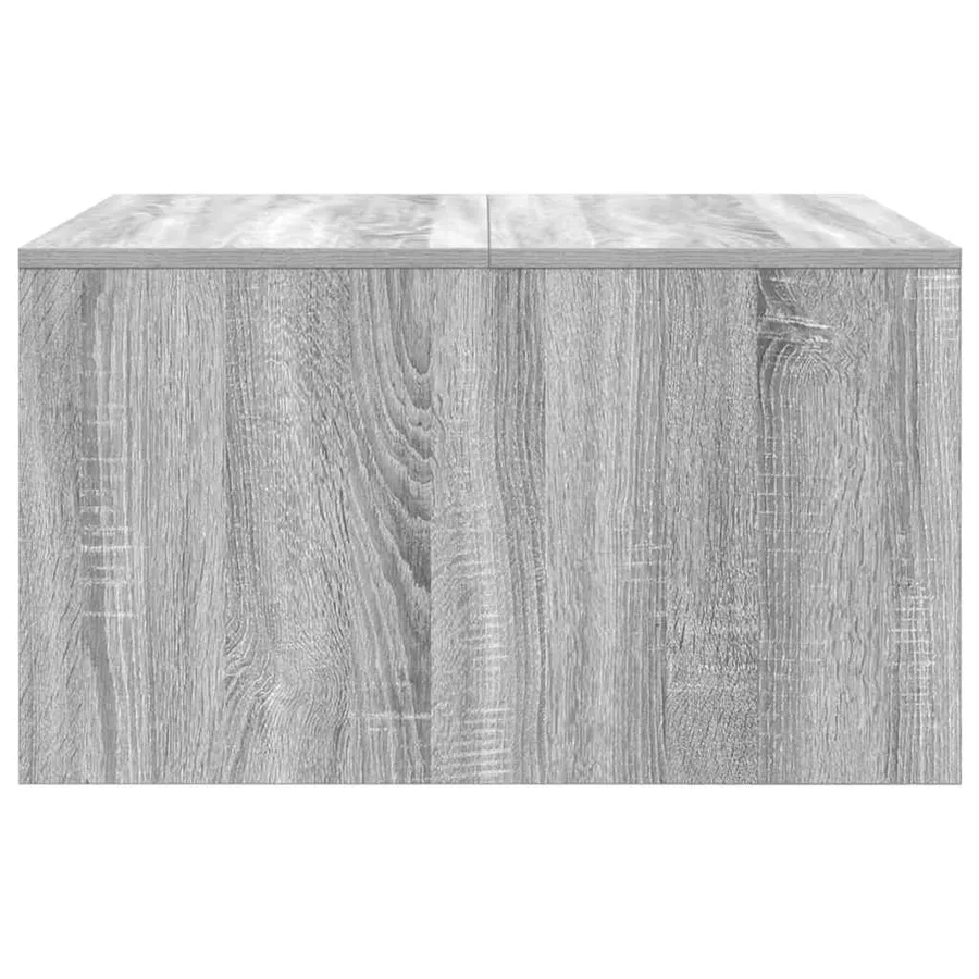 Table basse avec tiroirs sonoma gris 70,5x70x40 cm - 7