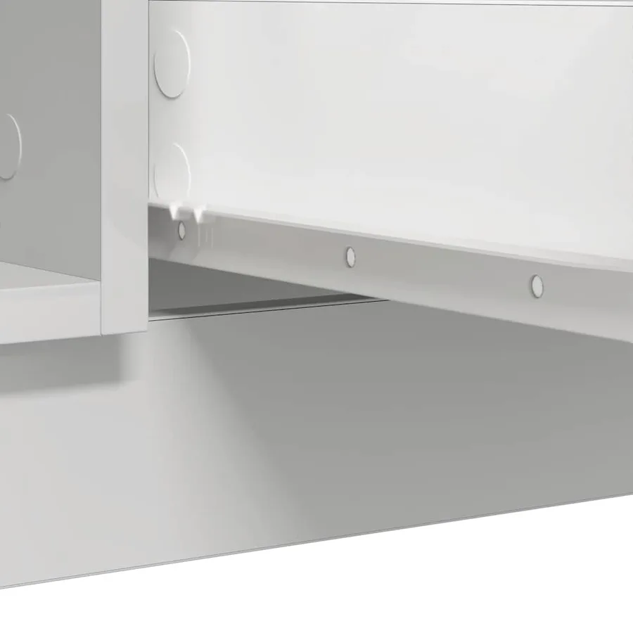 Buffet avec tiroirs blanc 100,5x35x98,5 cm bois d'ingénierie - 11