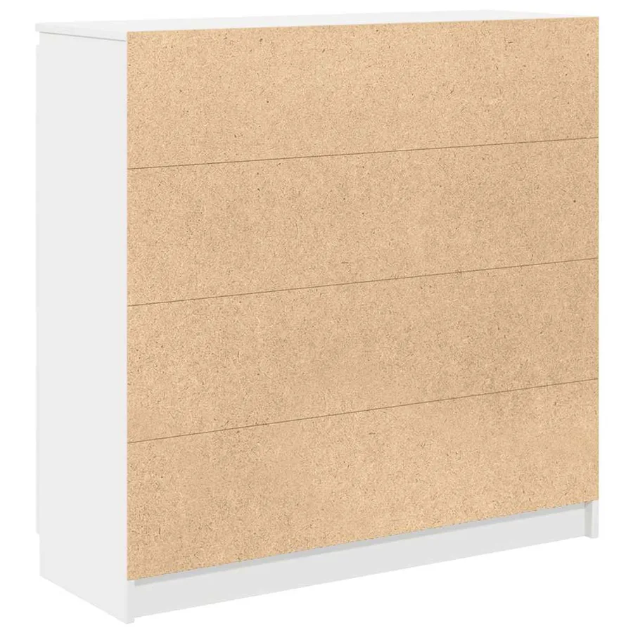 Buffet avec tiroirs blanc 100,5x35x98,5 cm bois d'ingénierie - 8