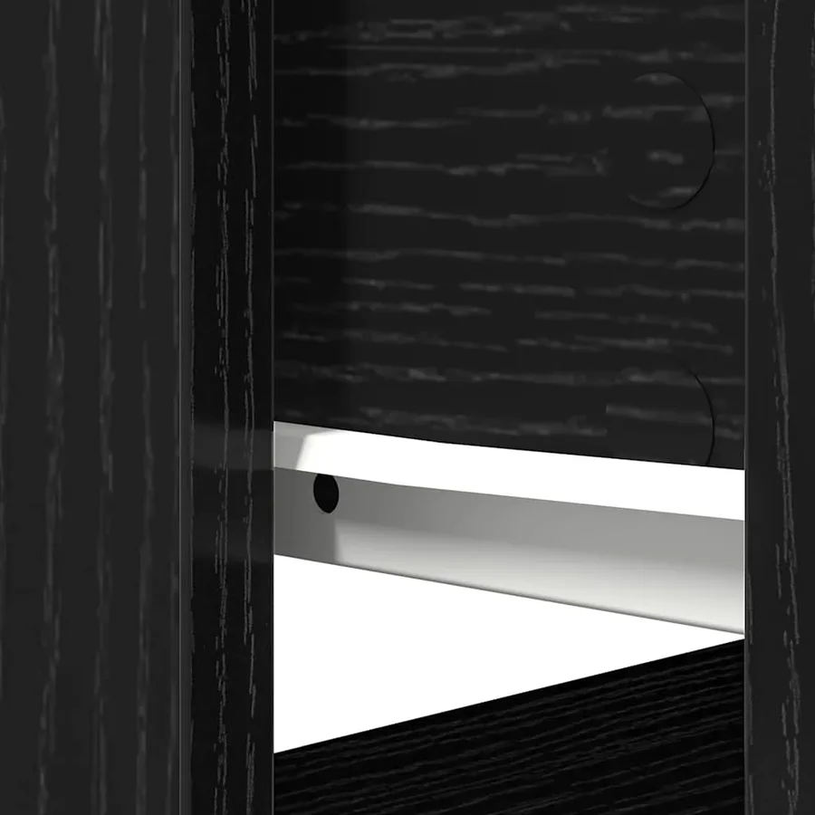 Table console avec tiroirs noir 85,5x38,5x74,5 cm - 10
