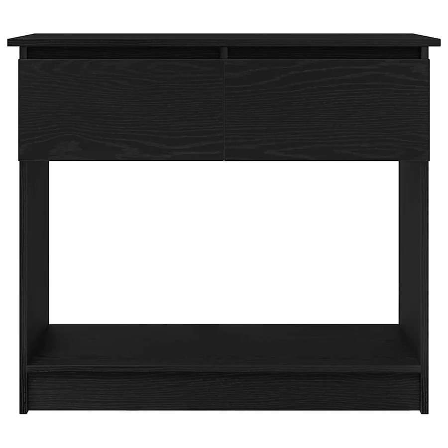 Table console avec tiroirs noir 85,5x38,5x74,5 cm - 6