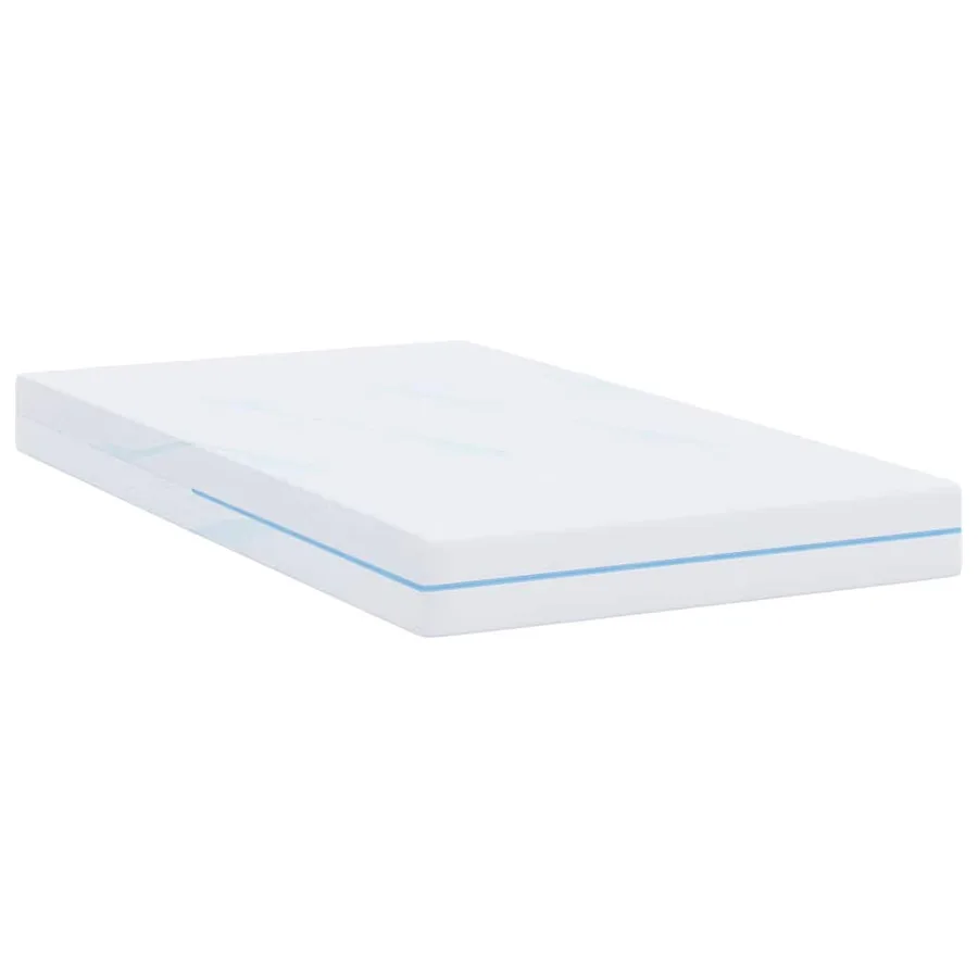 Matelas Moyennement ferme 100 x 200 cm Blanc - 5