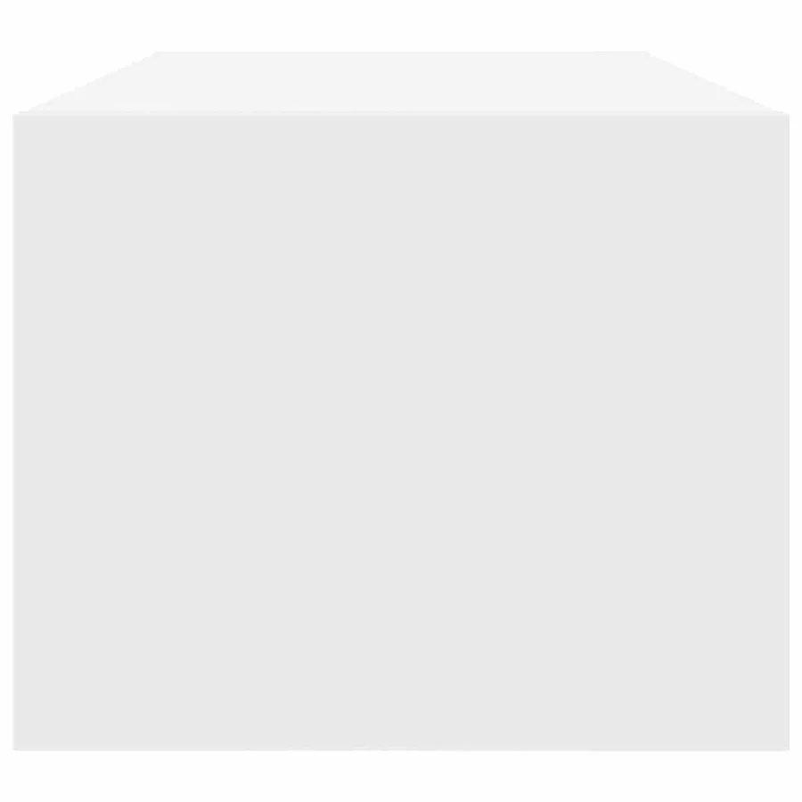 Meuble TV blanc 80x31x25,5 cm bois d'ingénierie - 7