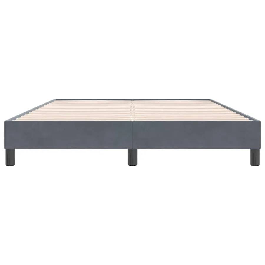 Sommier à lattes de lit sans matelas gris foncé 140x220cm - 5