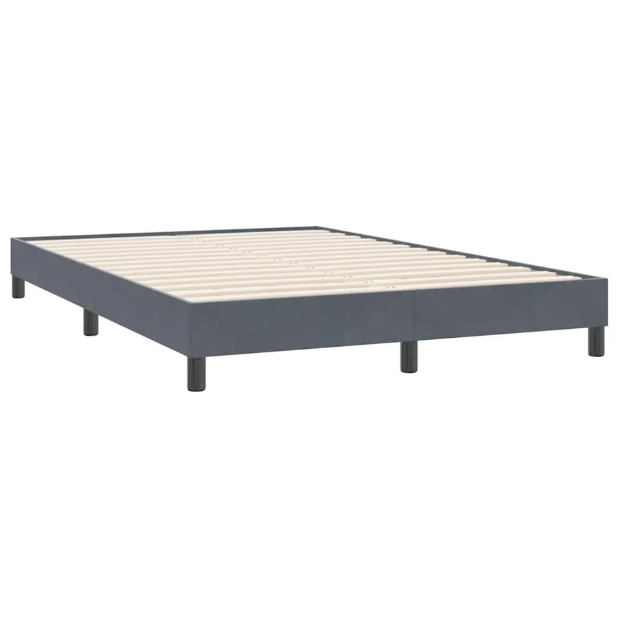Sommier à lattes de lit sans matelas gris foncé 140x220cm - 7